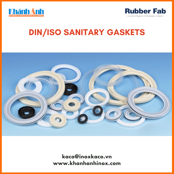 DIN/ISO Sanitary Gaskets, Rubber Fab
