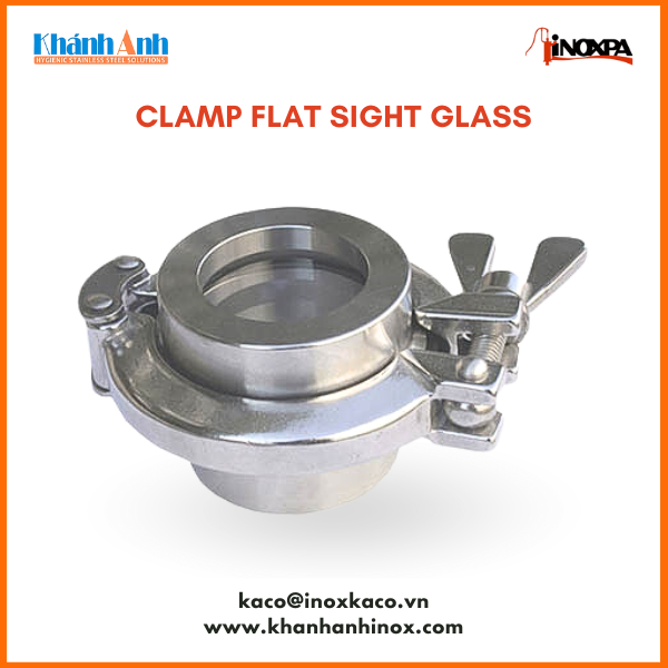 Clamp Flat Sight Glass, Inoxpa