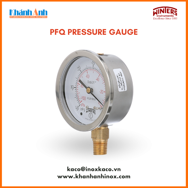 Đồng hồ đo áp suất PFQ - Winters
