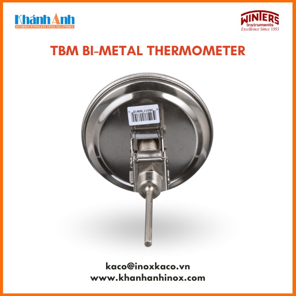Đồng hồ đo nhiệt độ TBM BI-METAL - Winters