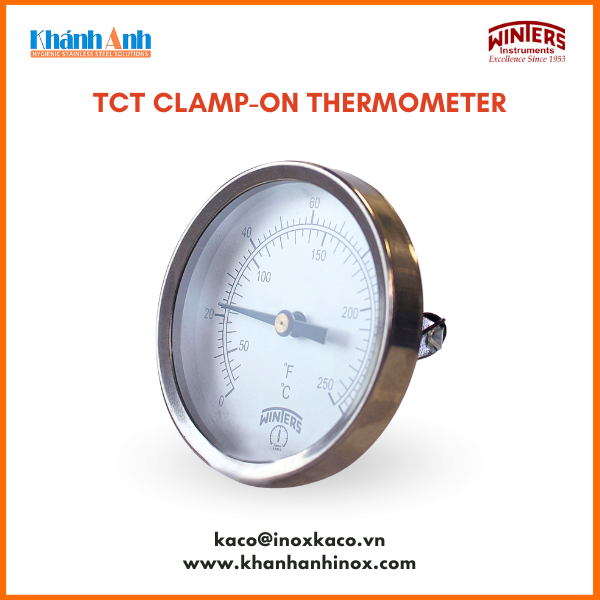Đồng hồ đo nhiệt độ TCT CLAMP-ON, Winters