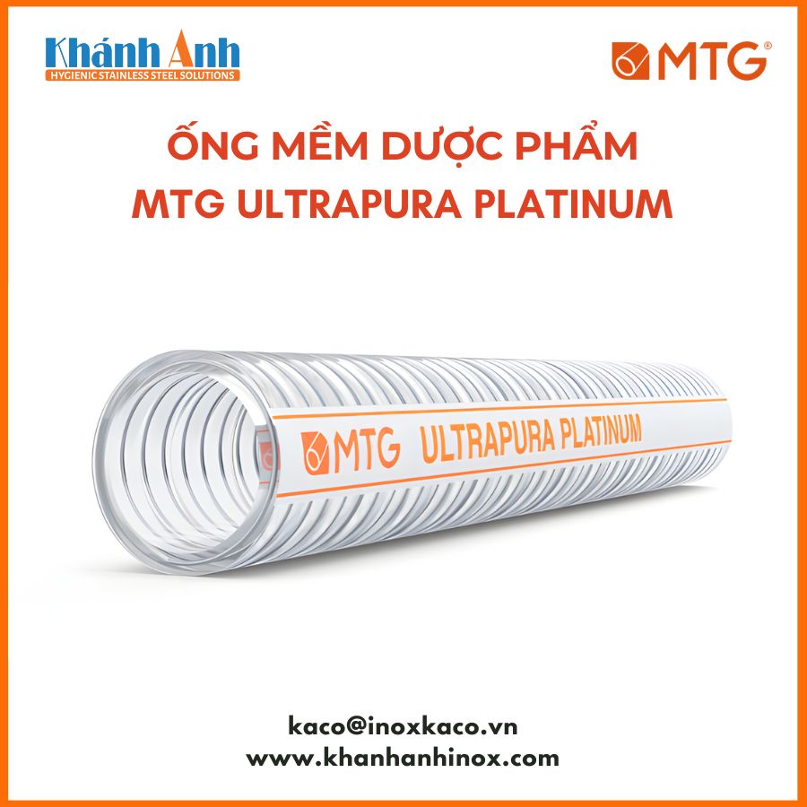 Ống mềm ULTRAPURA PLATINUM MTG PFA silicone platinum cho dược phẩm và aseptic