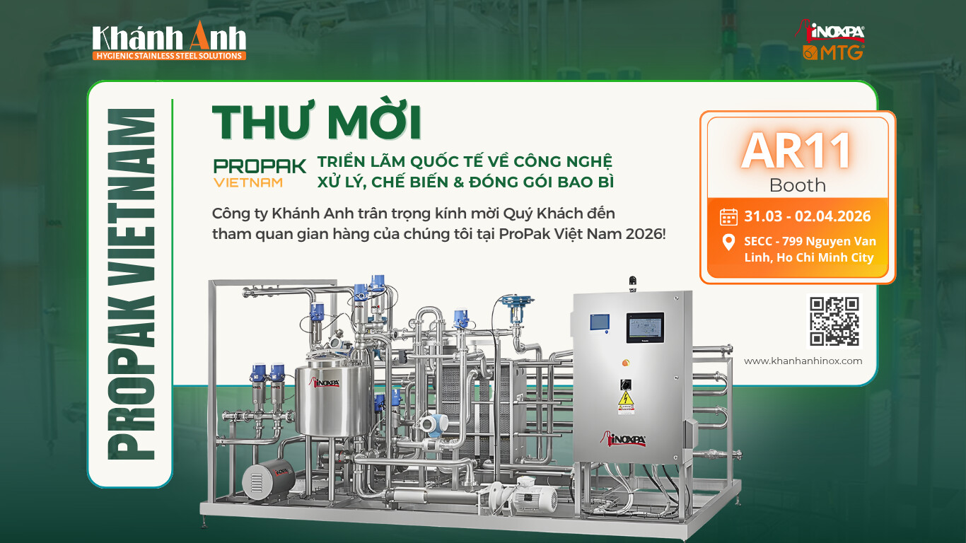 Thư mời tham quan ProPak Vietnam 2026-Khanh Anh Inox