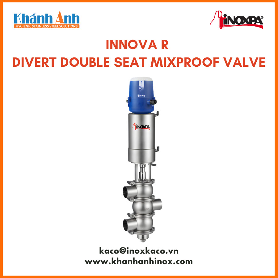 INNOVA R Divert Double Seat Mixproof Valve INOXPA (2)